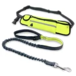 Hands-Free Reflective Dog Leash with Waist Bag