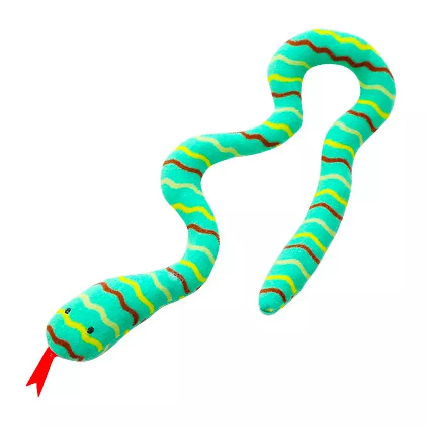 29216-bf1f33.webp Greedy Snake Catnip Toy: Plush, Interactive Play for Cats & Small Dogs - Image 1