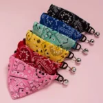 Adjustable Pet Scarf with Bell - Image 3