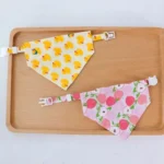 Adjustable Fruit Print Pet Bandanas - Image 7