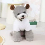 Chic Winter Hoodie Jumpsuit for Pets - Fleece Dog Coat Jacket and Cat Apparel - Image 7