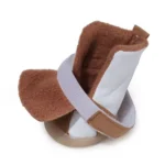 Chic Winter Dog Boots - 4Pcs/Set Cozy Waterproof Pet Shoes for Small Dogs & Puppies - Image 6