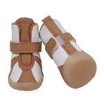 Chic Winter Dog Boots - 4Pcs/Set Cozy Waterproof Pet Shoes for Small Dogs & Puppies - Image 3
