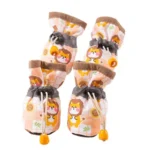 Cozy Paw Protector - Non-Slip Indoor Dog Shoes with Soft Fleece Lining and Windproof Comfort - Image 6