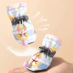 Cozy Paw Protector - Non-Slip Indoor Dog Shoes with Soft Fleece Lining and Windproof Comfort - Image 9