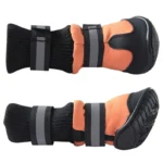 Stylish Winter Dog Boots - Warm Fleece-Lined Waterproof Shoes for Small Breeds - Image 5