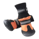 Stylish Winter Dog Boots - Warm Fleece-Lined Waterproof Shoes for Small Breeds - Image 7