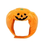 Corduroy Pumpkin Halloween Hat for Cats & Dogs - Image 2
